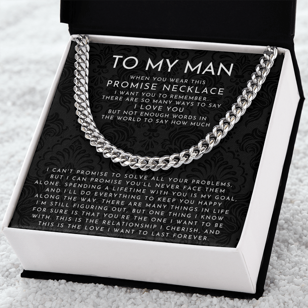 To My Man (When You Wear This Promise Necklace)