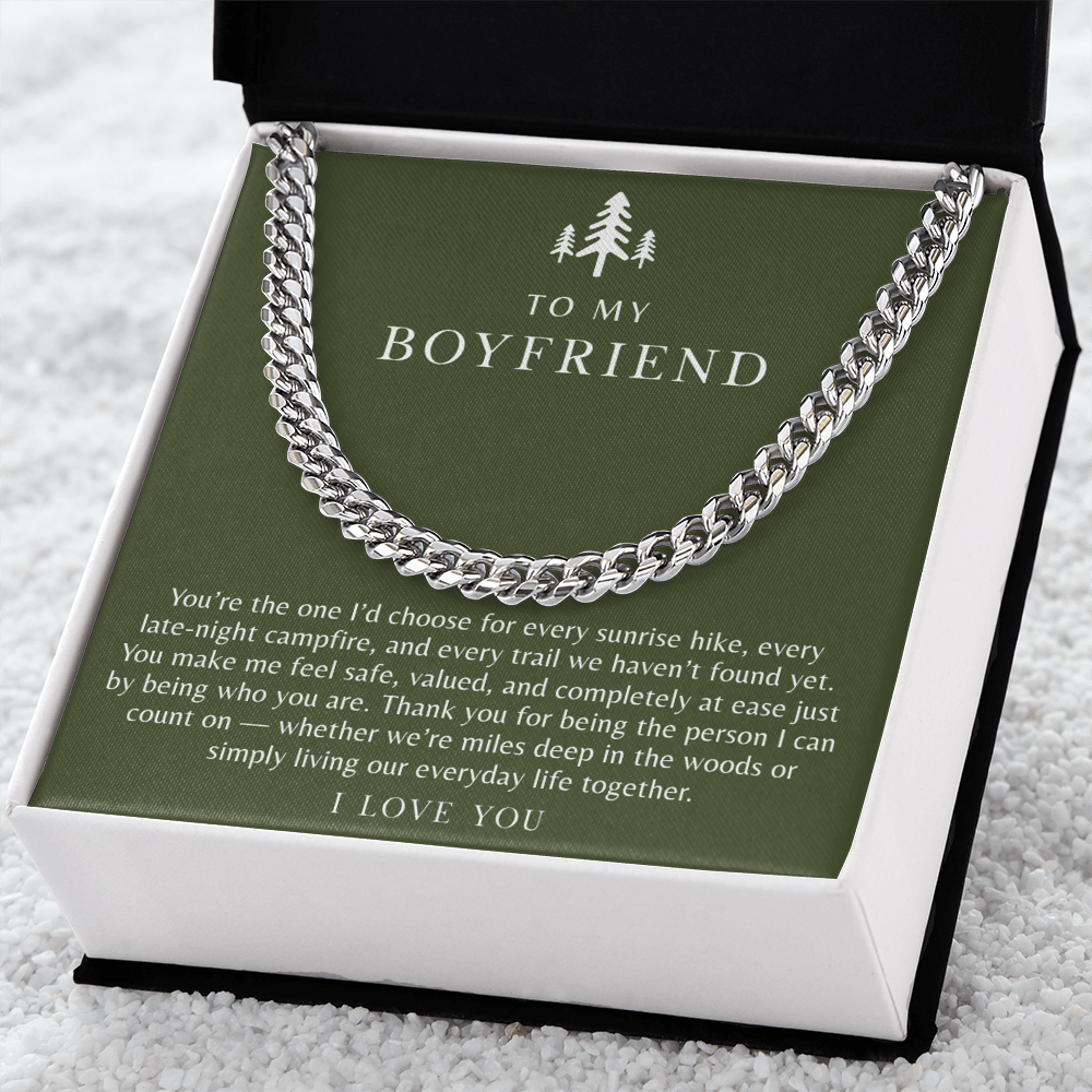 To My Boyfriend Necklace