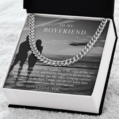 To My Boyfriend Necklace