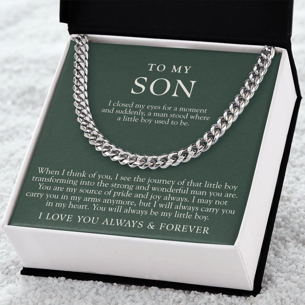 To My Son | I Closed My Eyes Forest Green