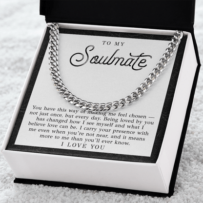 To My Soulmate Necklace