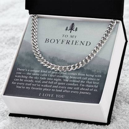 To My Boyfriend Necklace