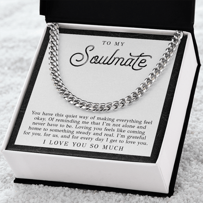 To My Soulmate Necklace