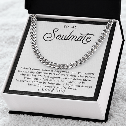 To My Soulmate Necklace