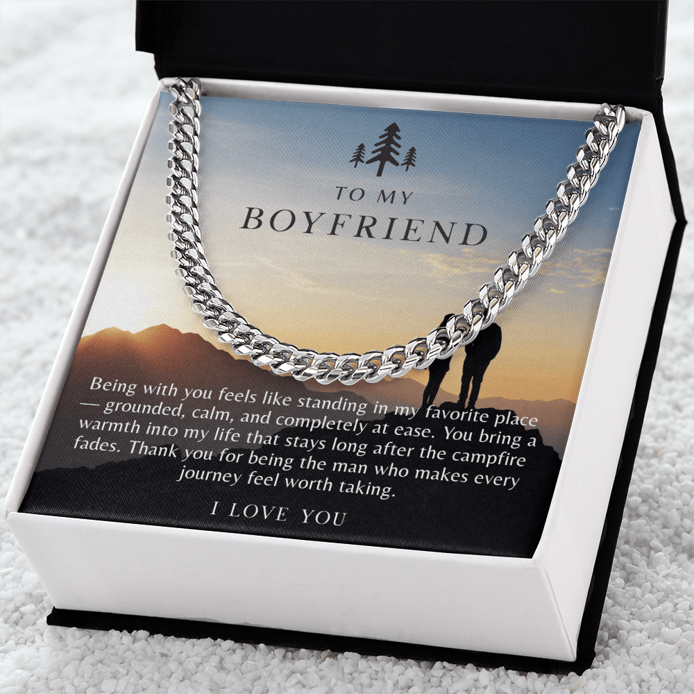 To My Boyfriend Necklace
