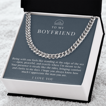 To My Boyfriend Necklace