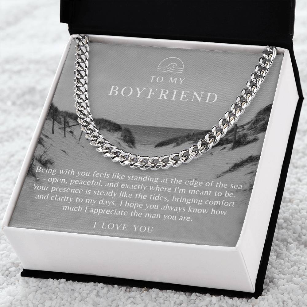 To My Boyfriend Necklace