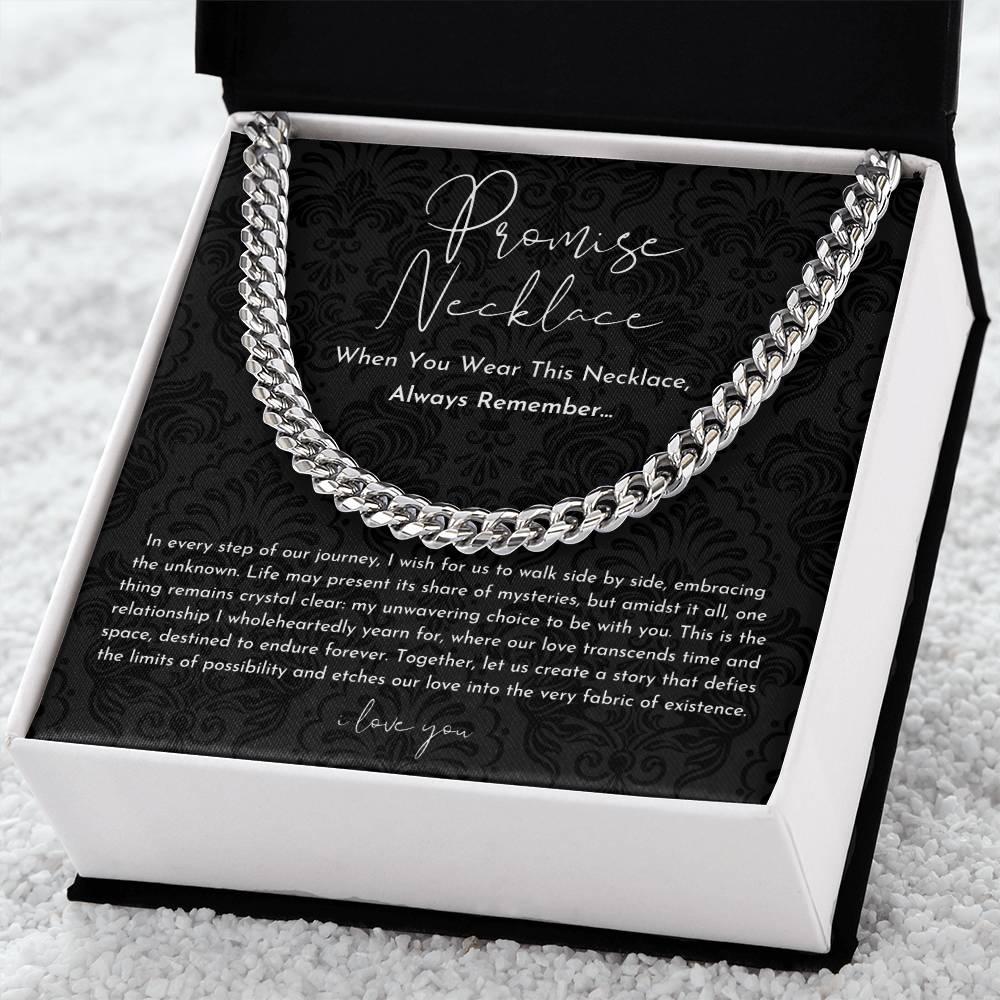 Promise Necklace For Him Gift