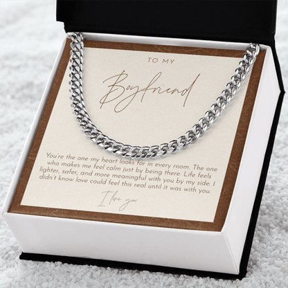 To My Boyfriend Necklace