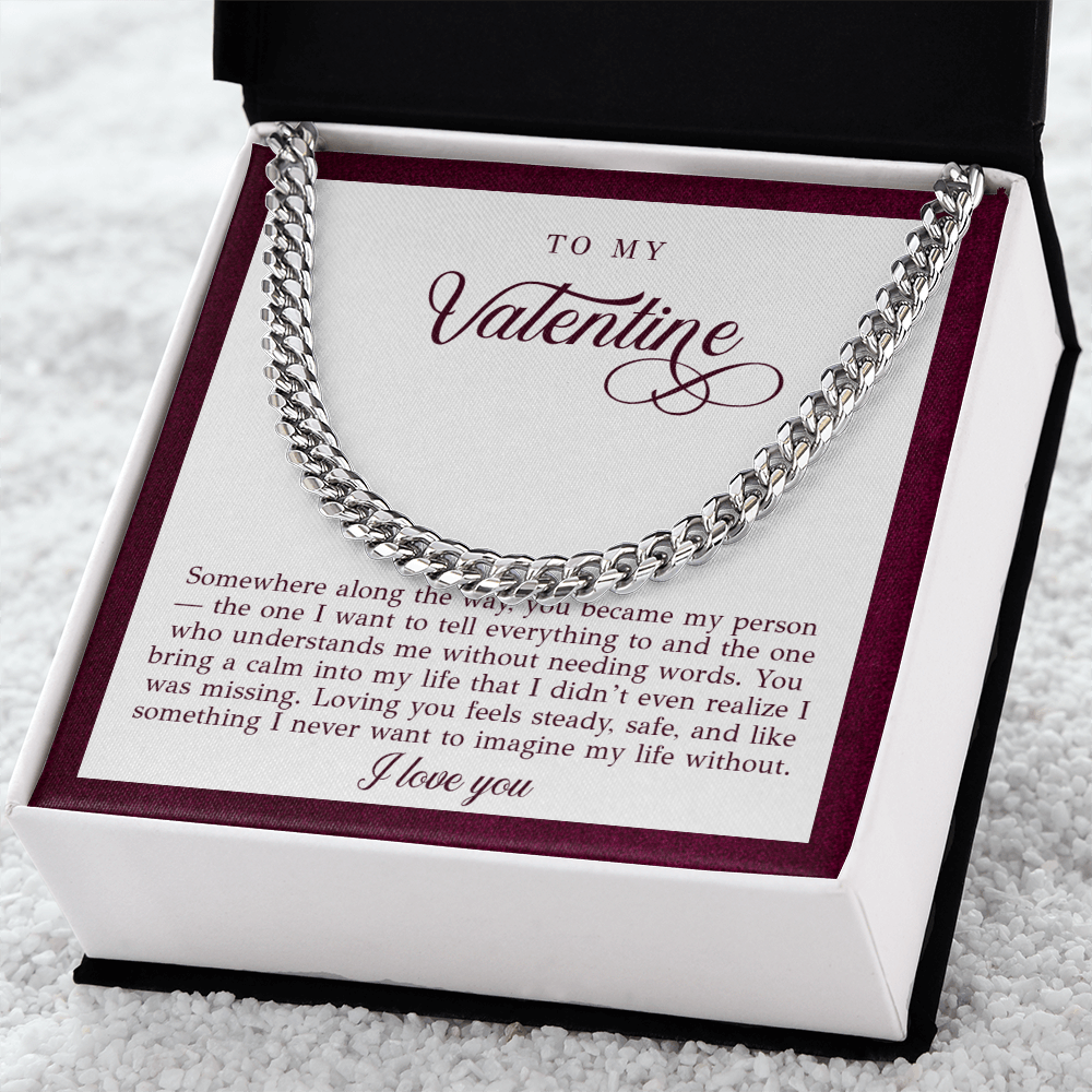 To My Valentine Necklace