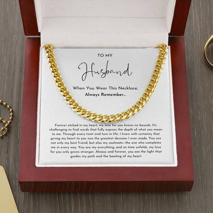 Husband Necklace | Heartfelt