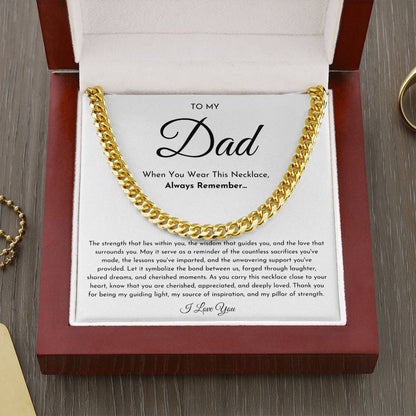 To My Dad Necklace
