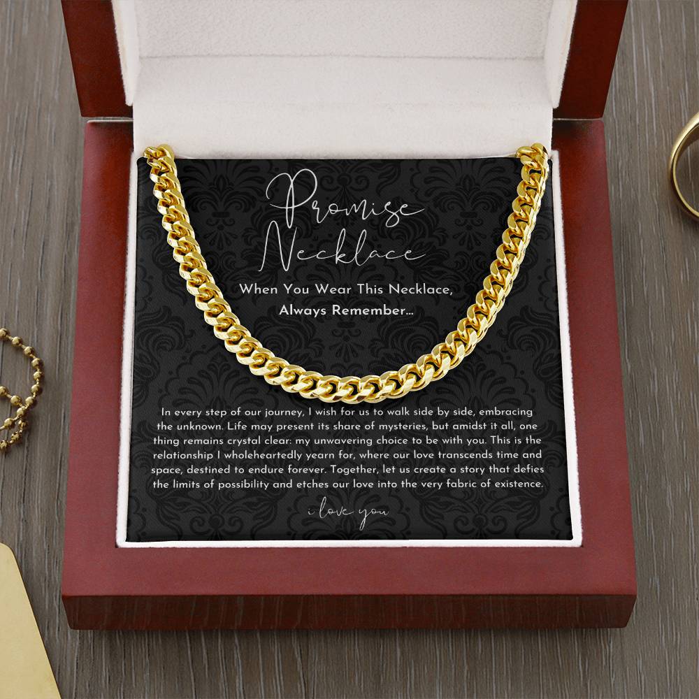 Promise Necklace For Him Gift