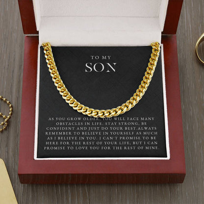 To My Son Necklace (As You Grow Older)