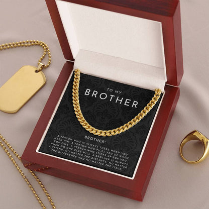 To My Brother Necklace