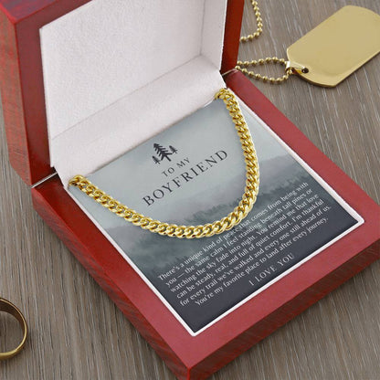 To My Boyfriend Necklace