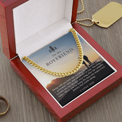 To My Boyfriend Necklace