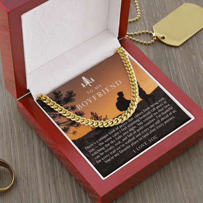 To My Boyfriend Necklace