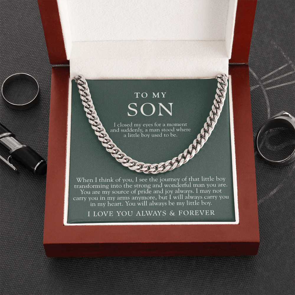 To My Son | I Closed My Eyes Forest Green
