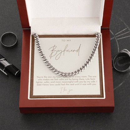 To My Boyfriend Necklace
