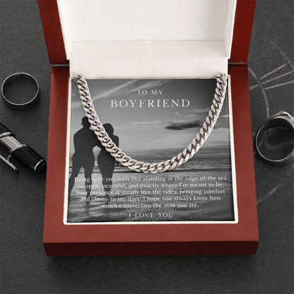 To My Boyfriend Necklace
