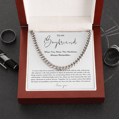 Boyfriend Promise Necklace Gift