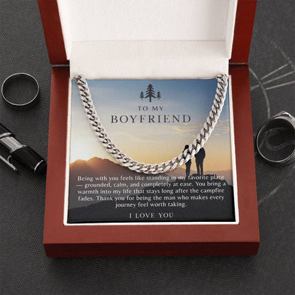 To My Boyfriend Necklace