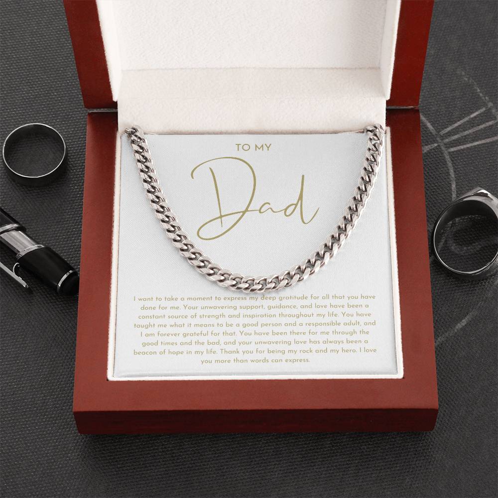 To My Dad Necklace