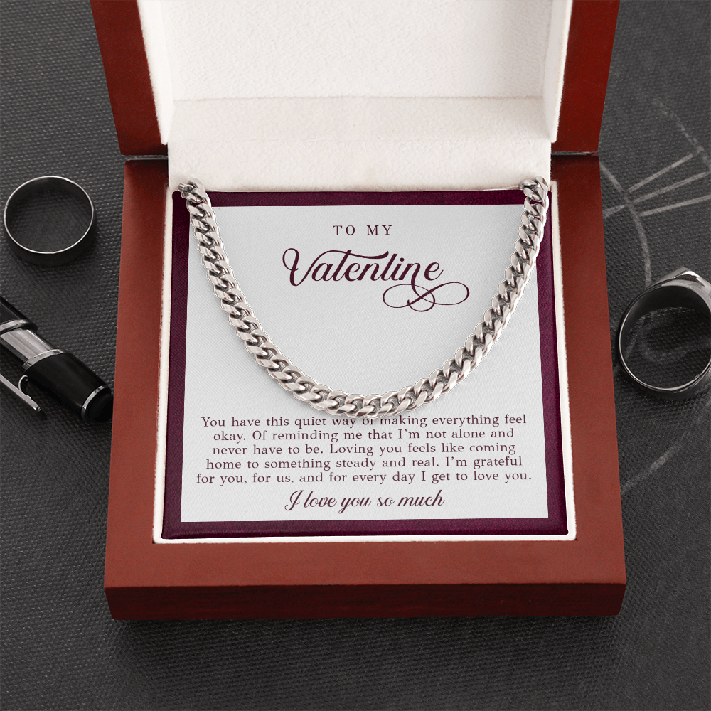 To My Valentine Necklace