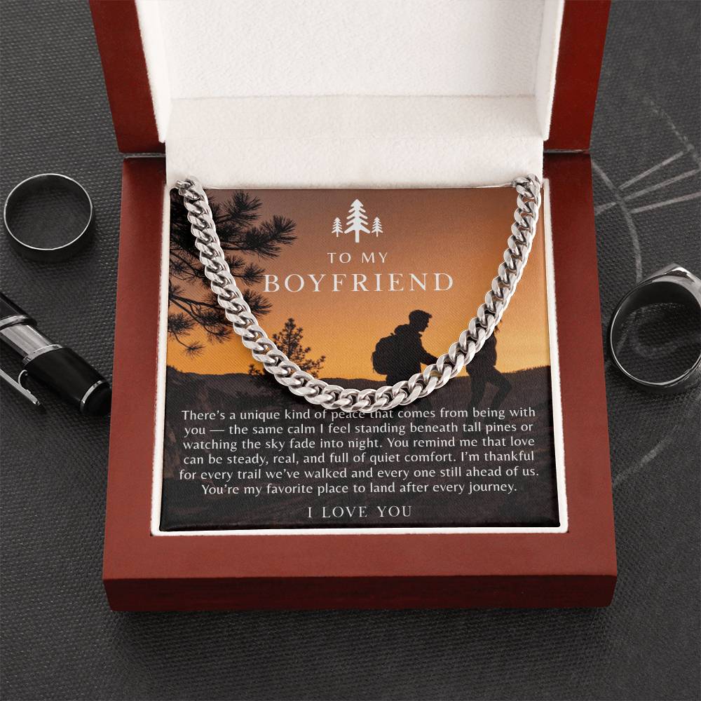 To My Boyfriend Necklace