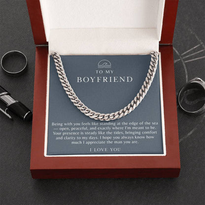 To My Boyfriend Necklace