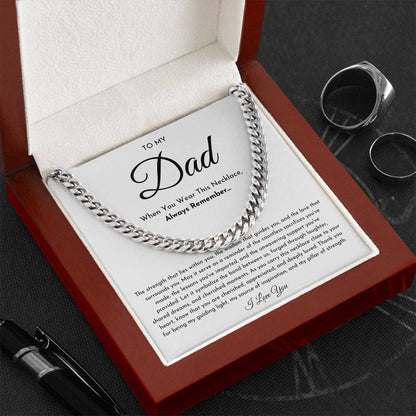 To My Dad Necklace