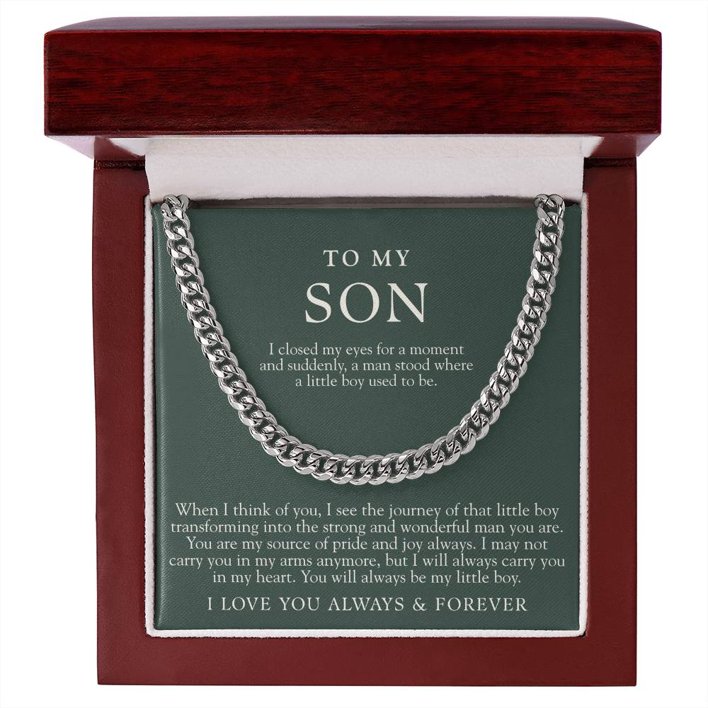 To My Son | I Closed My Eyes Forest Green