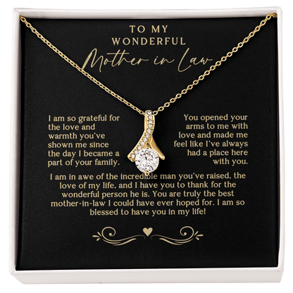 To My Mother In Law Gift (I Am So Grateful)