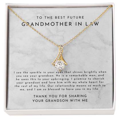 Future Grandmother In Law Necklace