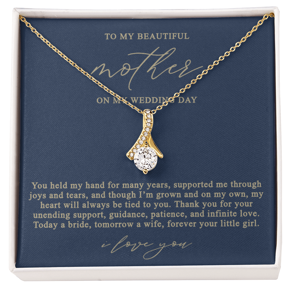 Mother of the Bride Necklace | Navy and Gold