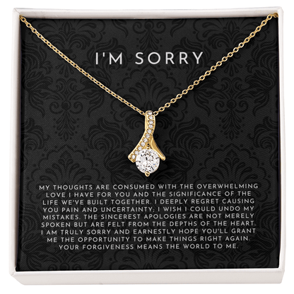 I'm Sorry Gift Necklace