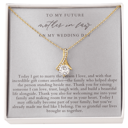Future Mother In Law Necklace | Elegant Pearlescence