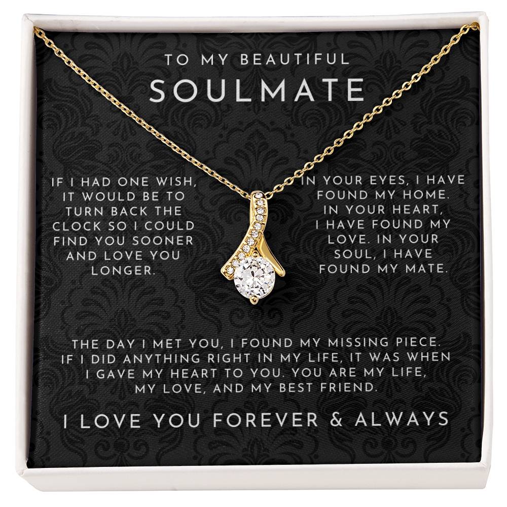 To My Beautiful Soulmate Necklace