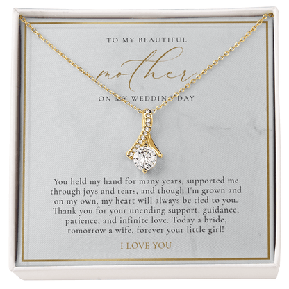 Mother Of The Bride Wedding GIft Necklace