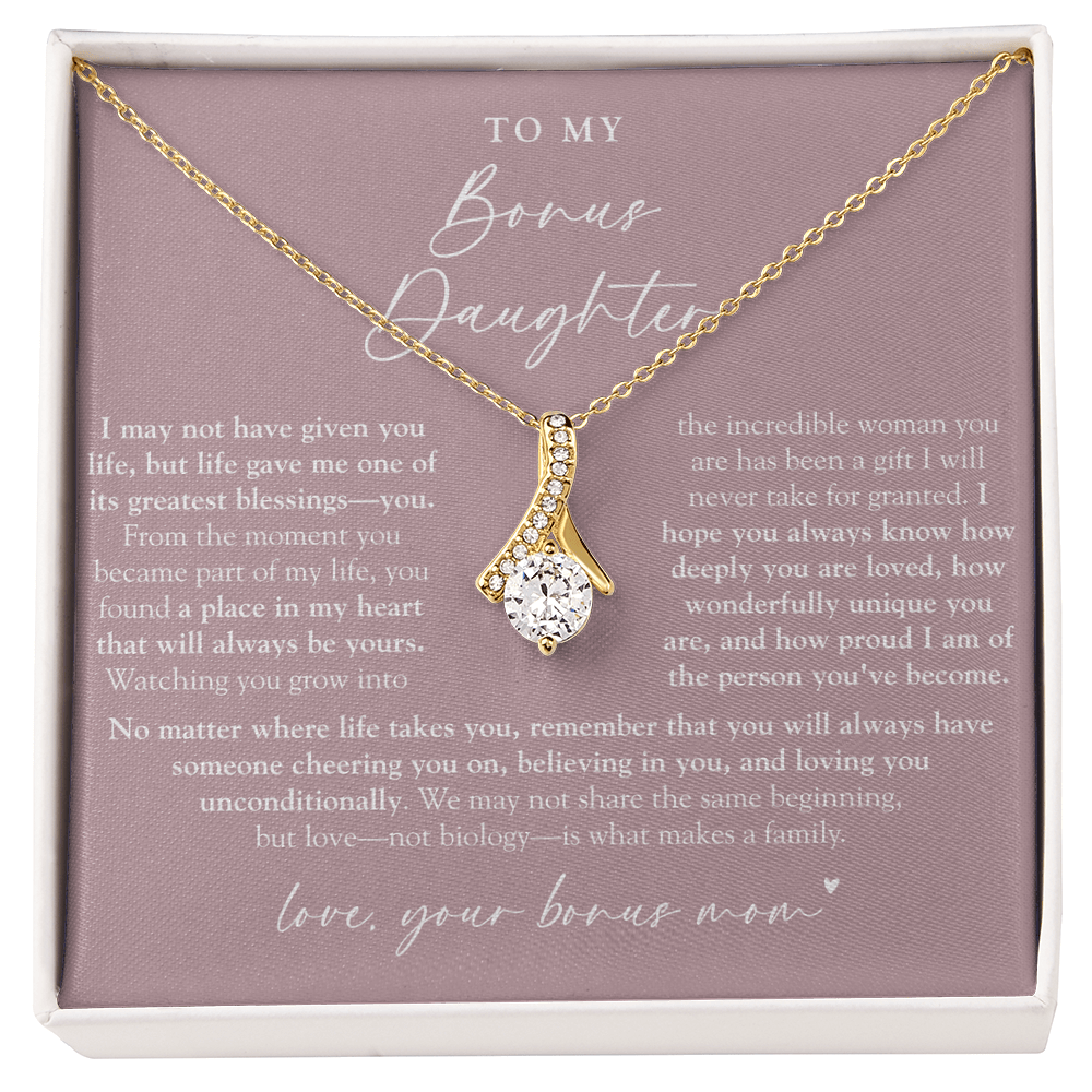 To My Bonus Daughter (A Place In My Heart) Mauve