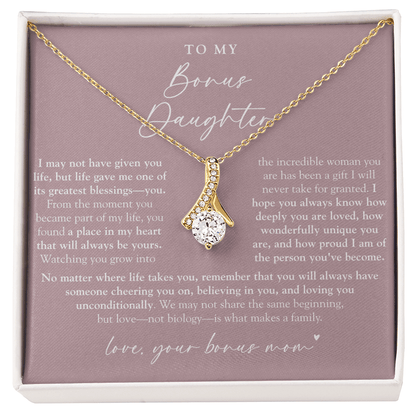 To My Bonus Daughter (A Place In My Heart) Mauve