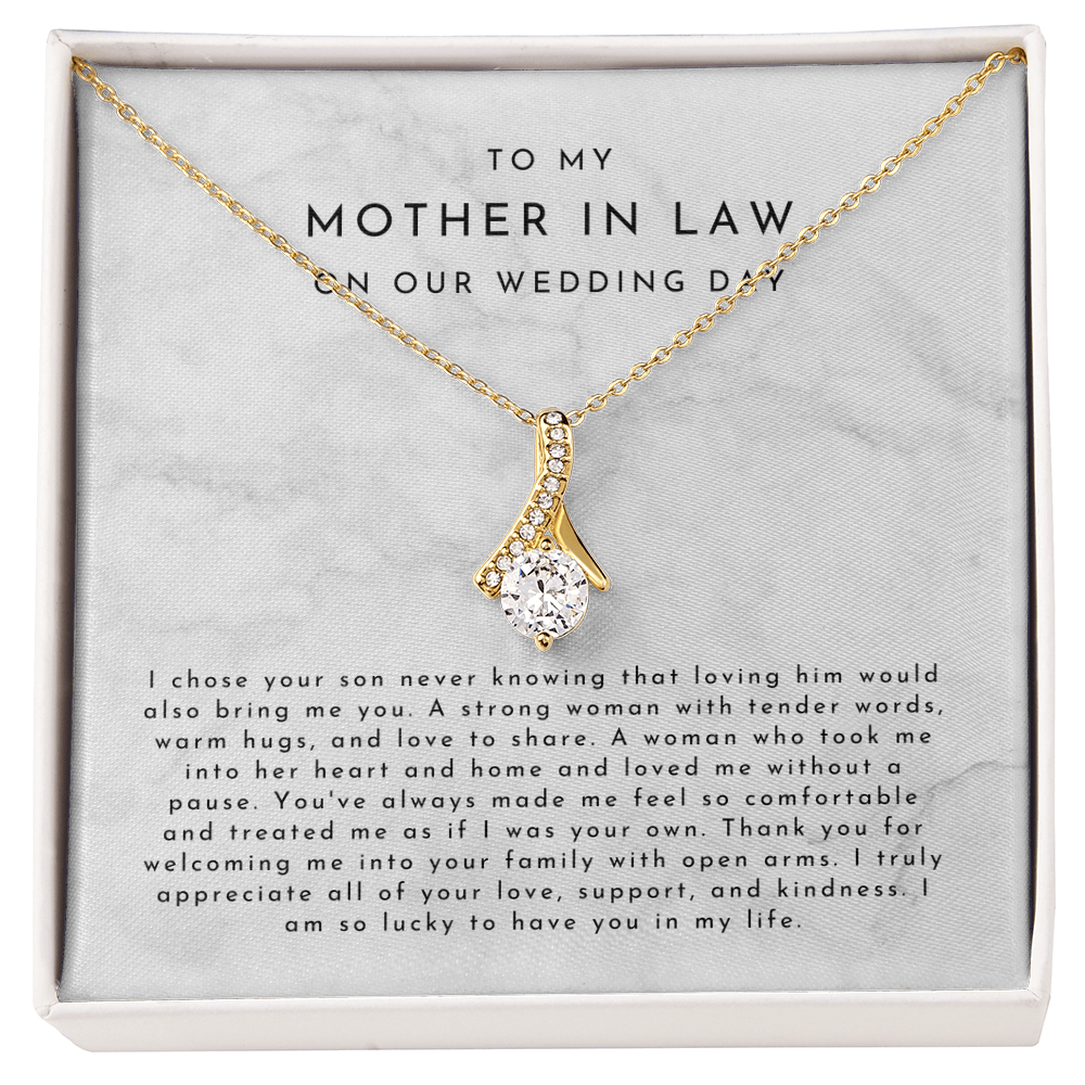 To My Mother In Law On Our Wedding Day Gift