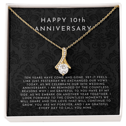 10 Year Anniversary Gift, 10th Anniversary Gift For Wife