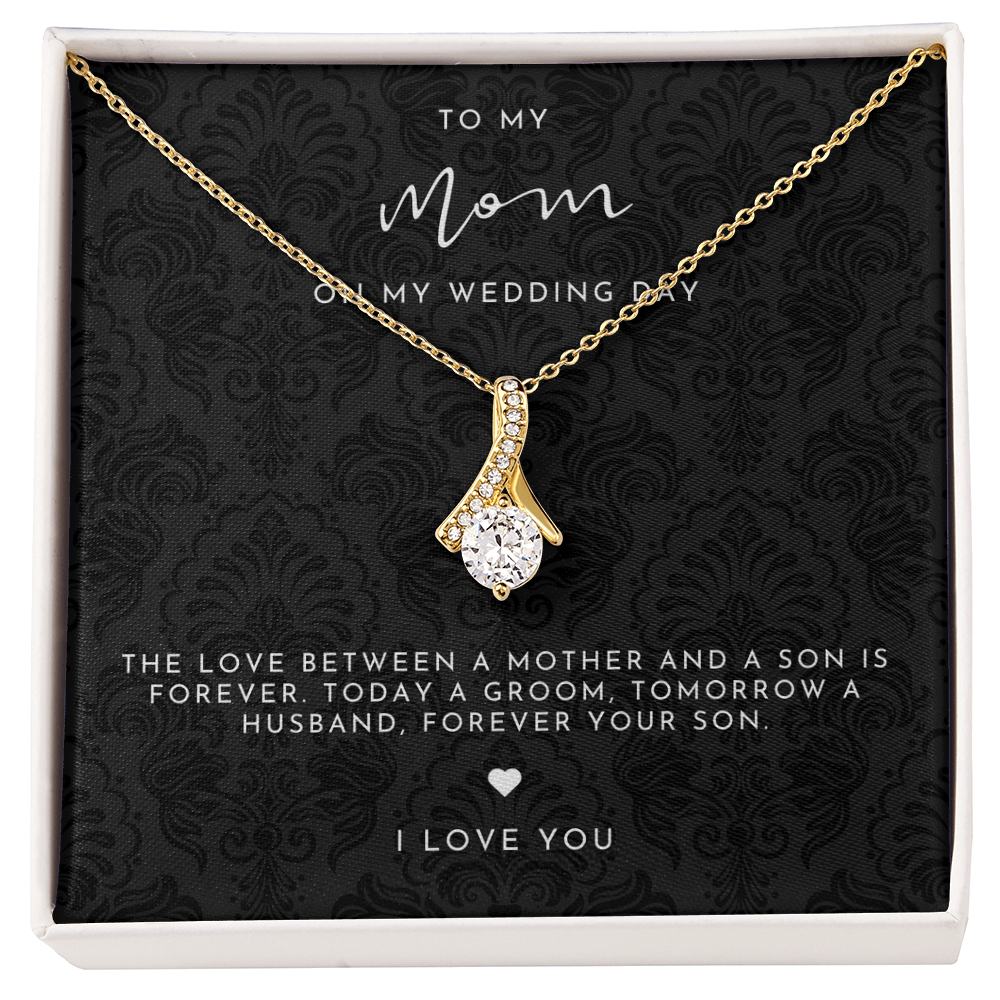Mother Of The Groom Necklace From Son | The Love Between Black Lace