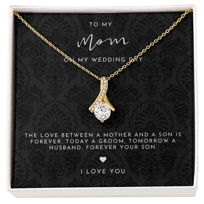 Mother Of The Groom Necklace From Son | The Love Between Black Lace