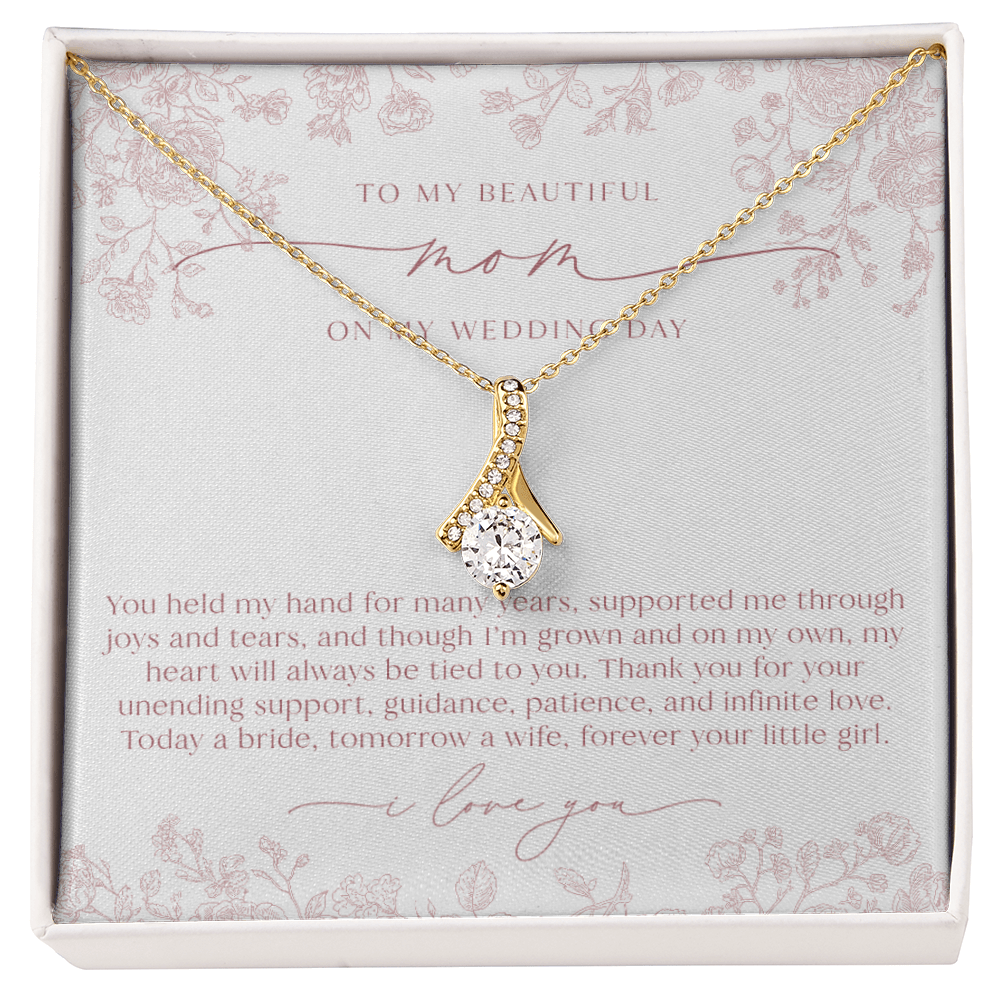 Mother of the Bride Necklace | Blush Chinoiserie Floral