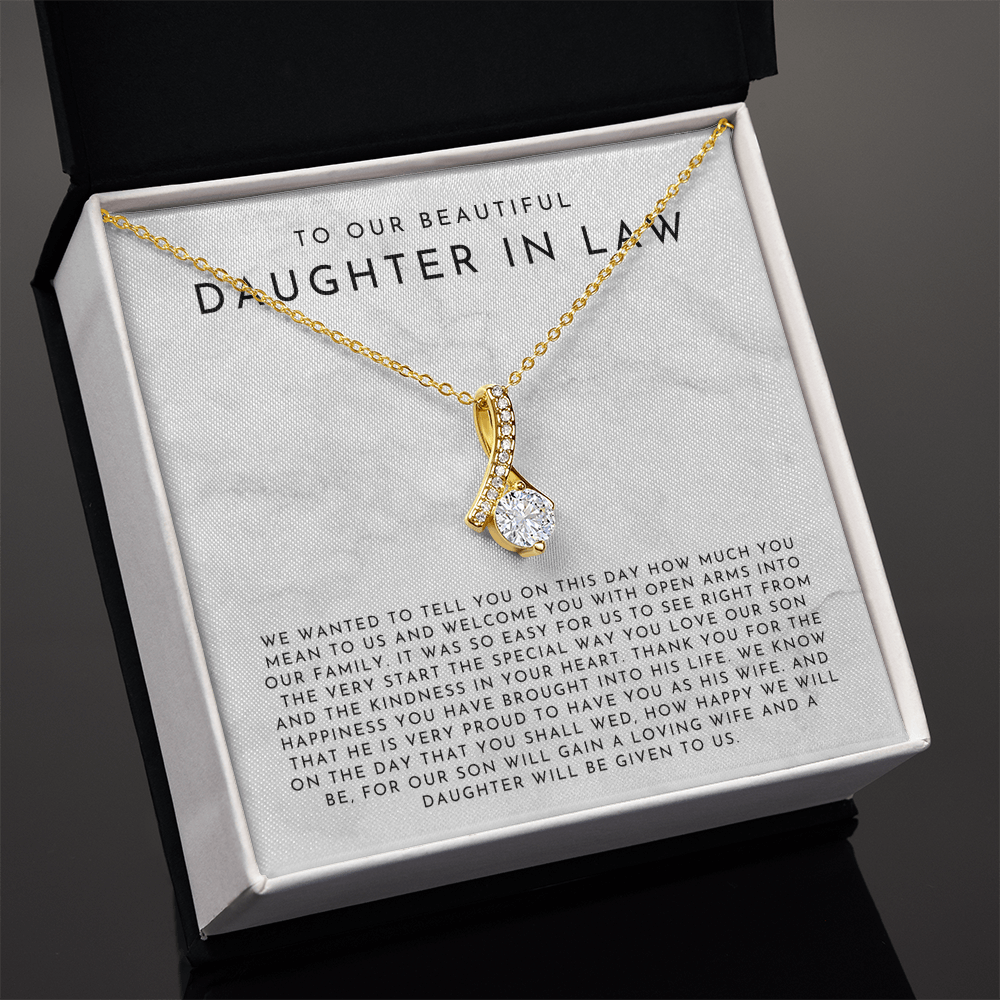 To Our Daughter In Law Wedding Gift