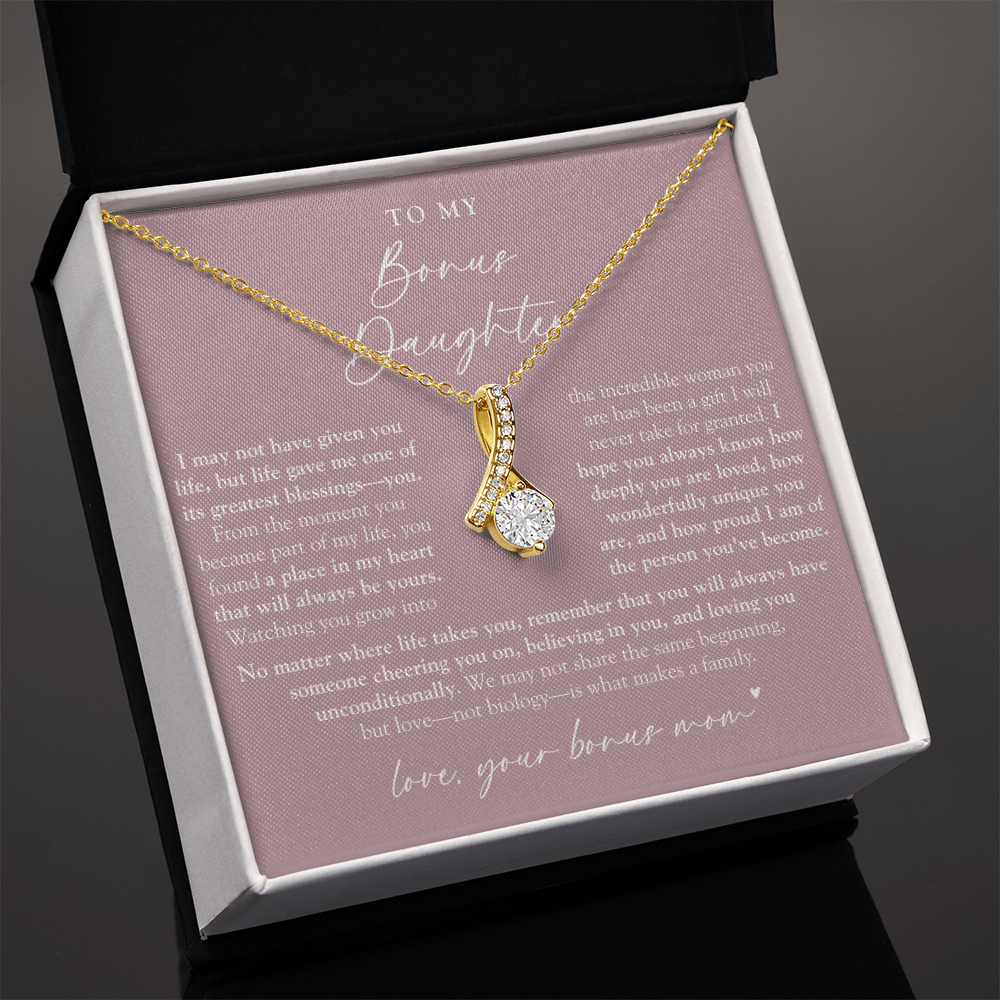 To My Bonus Daughter (A Place In My Heart) Mauve