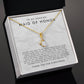 To My Amazing Maid Of Honor Gift Necklace